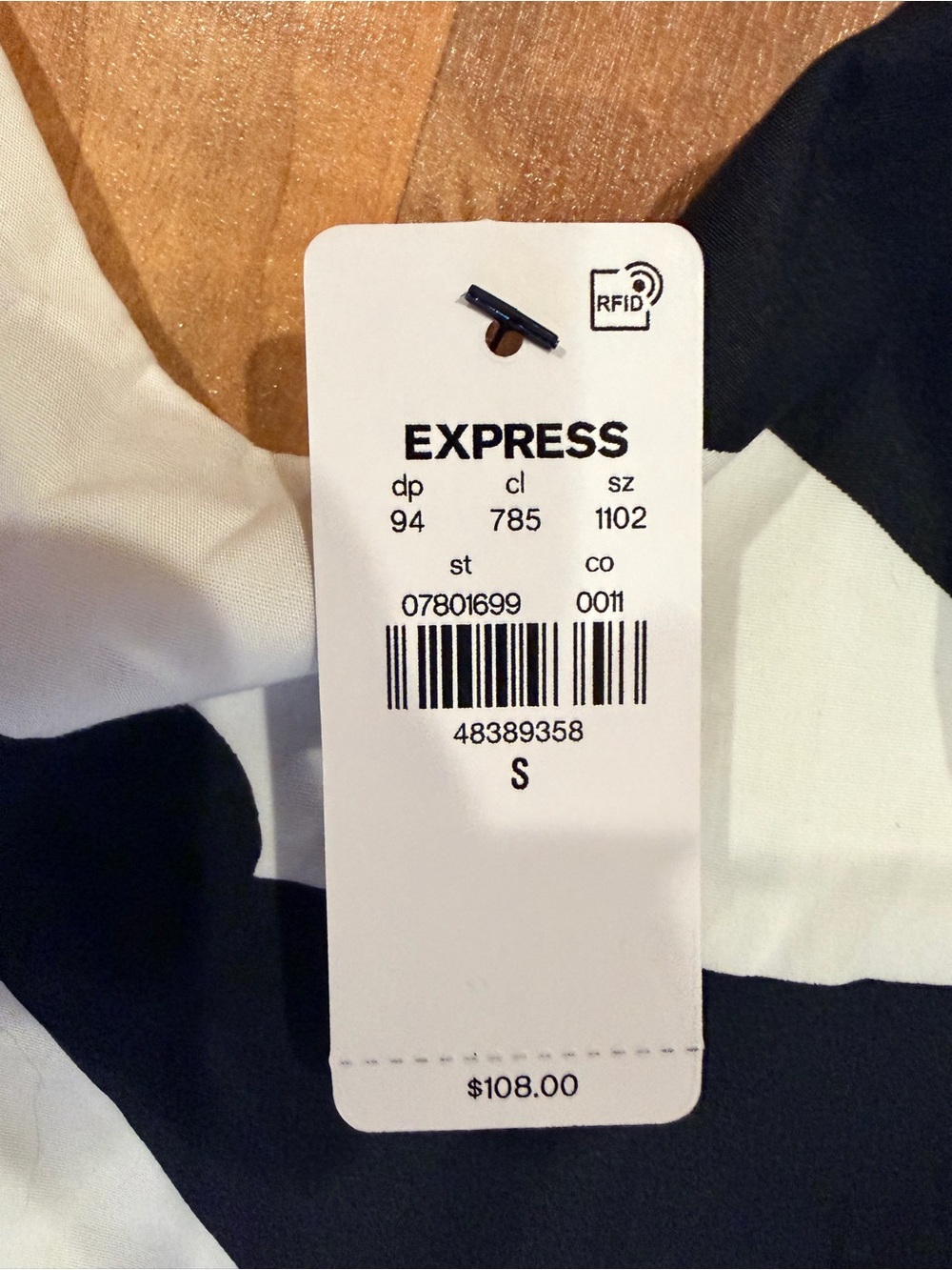 Express Black & White Sleeveless Maxi Dress - Picture 6 of 13